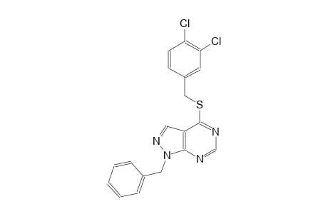1-benzyl-4-[(3,4-dichlorobenzyl)sulfanyl]-1H-pyrazolo[3,4-d]pyrimidine