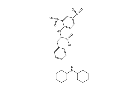 N-(2,4-dinitrophenyl)-L-3-phenylalanine, compound with dicyclohexylamine(1:1)