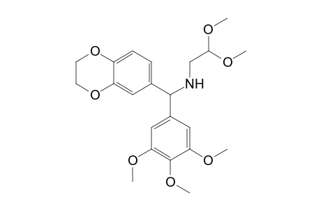 6-(1-(N-(2-Dimethoxyethyl)amino)-1-(3,4,5-trimethoxyphenyl)-2,3-dihydro-1,4-benzodioxin
