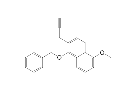 Naphthalene, 5-methoxy-1-(phenylmethoxy)-2-(2-propynyl)-