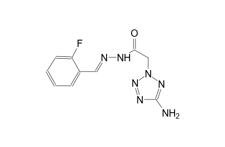 2-(5-amino-2H-tetraazol-2-yl)-N'-[(E)-(2-fluorophenyl)methylidene]acetohydrazide