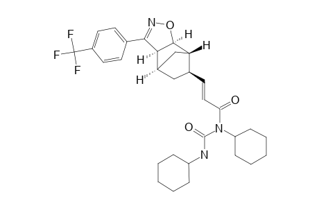 EXO-1,3-DICYCLOHEXYL-3-(2E)-3-[5-[4-(TRIFLUOROMETHYL)-PHENYL]-3-OXA-4-AZATRICYCLO-[5.2.1.0(2,6)]-DEC-4-EN-9-YL]-PROP-2-ENOYL]-UREA