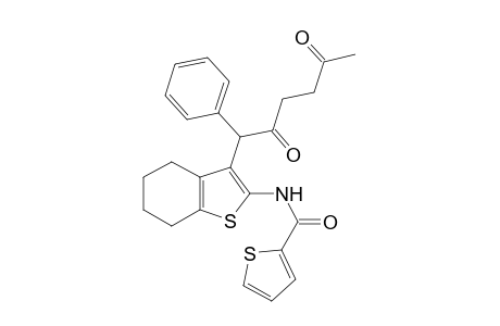 2-Thienoylamido-3-(1-phenyl-2,5-dioxocyclohexyl)Tetrahedronbenzo[b]thiephone