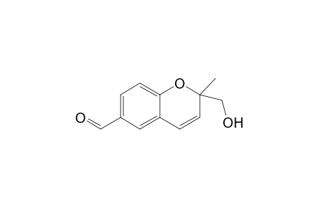 (+/-)-2-(Hydroxymethyl)-2-methyl-2H-chromene-6-carbaldehyde
