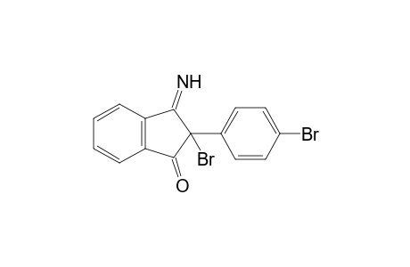 2-bromo-2-(p-bromophenyl)-3-imino-1-indanone