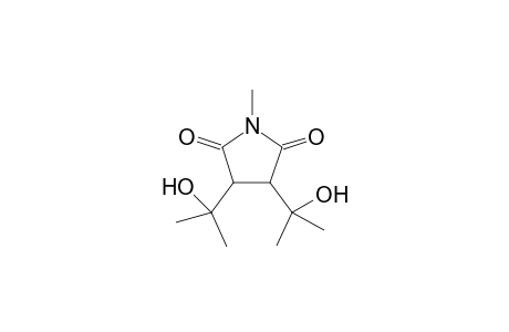 1-Methyl-3,4-bis(2-oxidanylpropan-2-yl)pyrrolidine-2,5-dione