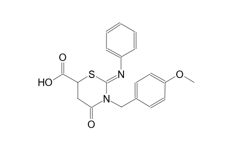 2H-1,3-thiazine-6-carboxylic acid, tetrahydro-3-[(4-methoxyphenyl)methyl]-4-oxo-2-(phenylimino)-, (2Z)-