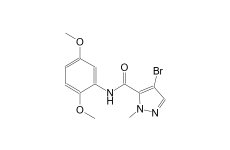 4-bromo-N-(2,5-dimethoxyphenyl)-1-methyl-1H-pyrazole-5-carboxamide