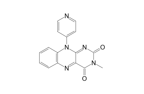 3-Methyl-10-(4-pyridyl)benzo[g]pteridine-2,4-dione