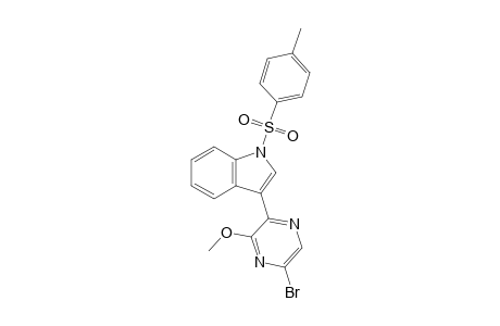 3-(5-bromanyl-3-methoxy-pyrazin-2-yl)-1-(4-methylphenyl)sulfonyl-indole