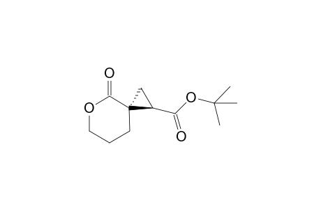 Spiro[2-(Butoxycarbonyl)cyclopropane-1,3'-tetrahydropyran-2'-one]