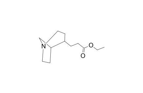 Ethyl 3-(1-azabicyclo[3.2.1]oct-4-yl)propanoate