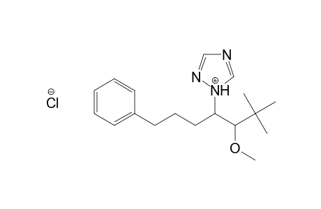 1H-1,2,4-Triazole, 1-[2-methoxy-3,3-dimethyl-1-(3-phenylpropyl)butyl]-, monohydrochloride