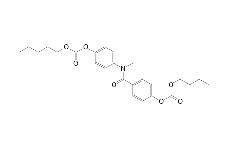 Carbonic acid, 4-[[4-[(butoxycarbonyl)oxy]benzoyl]methylamino]phenyl pentyl ester