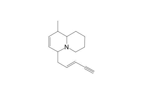 8-Methyl-5-(2'-penten-4'-yn-1'-yl)-6,7-dehydroizidine