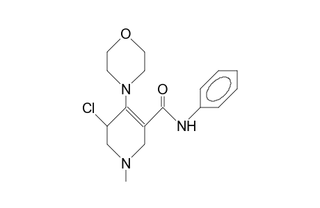 5-Chloro-1,2,5,6-tetrahydro-1-methyl-4-morpholino-N-phenyl-3-pyridinecarboxamide