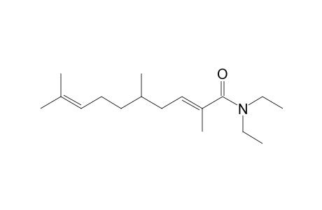 (E)-N,N-Diethyl-2,5,9-trimethyldec-2,8-dienamide