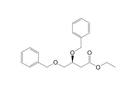 (3S)-3,4-bis(phenylmethoxy)butanoic acid ethyl ester