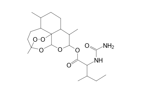 N-Carbamyl isoleucine, dihydroartemisininyl ester