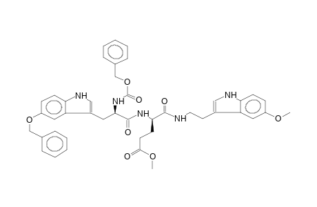 (L)-N-BENZYLOXYCARBONYL-5-BENZYLOXYTRYPTOPHYL-L-GAMMA-METHYL-N-[2-(5-METHOXY-3-INDOLYL)ETHYL]ISOGLUTAMIDE