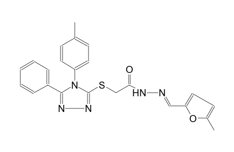 acetic acid, [[4-(4-methylphenyl)-5-phenyl-4H-1,2,4-triazol-3-yl]thio]-, 2-[(E)-(5-methyl-2-furanyl)methylidene]hydrazide