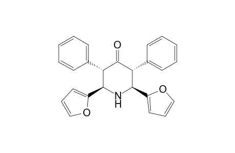 (2R*,3S*,5R*,6S*)-2,6-Di-2-furyl-3,5-diphenylpiperidin-4-one