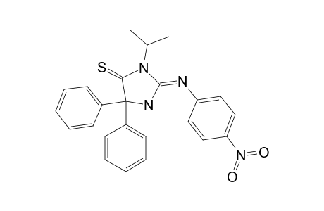 5,5-DIPHENYL-2-[(4-NITROPHENYL)-IMINO]-3-ISOPROPYL-4-THIOXO-1,3-DIAZOLIDINE