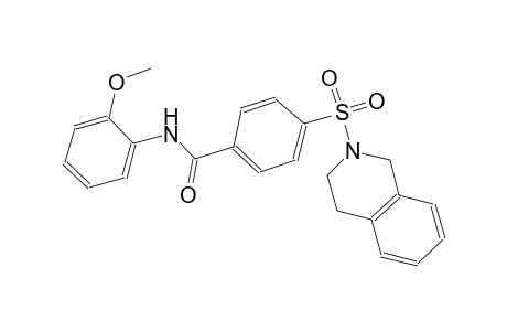 benzamide, 4-[(3,4-dihydro-2(1H)-isoquinolinyl)sulfonyl]-N-(2-methoxyphenyl)-