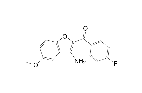 (3-amino-5-methoxy-1-benzofuran-2-yl)(4-fluorophenyl)methanone