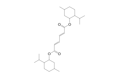 (2E,4E)-hexa-2,4-dienedioic acid bis(5-methyl-2-propan-2-ylcyclohexyl) ester