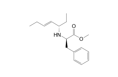 (R)-Methyl 2-((S,E)-hept-4-en-3-ylamino)-3-phenylpropanoate