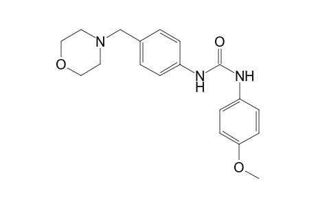 1-(4-Methoxyphenyl)-3-[4-(morpholin-4-ylmethyl)phenyl]urea
