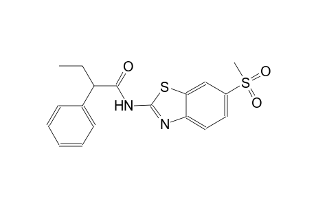 N-[6-(methylsulfonyl)-1,3-benzothiazol-2-yl]-2-phenylbutanamide