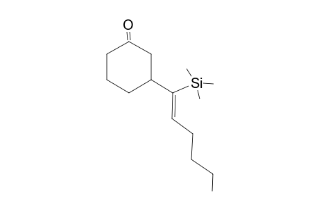 (Z)-1-(Cyclohexanon-3-yl)-1-trimethylsilyl-1-hexene