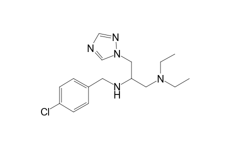3-Diethylamino-2-[(4-chlorophenyl)methyl]amino-1-(1,2,4-triazol-1-yl)propane