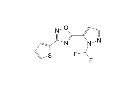 5-[1-(difluoromethyl)-1H-pyrazol-5-yl]-3-(2-thienyl)-1,2,4-oxadiazole