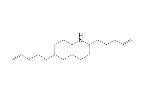 2,6-bis(4'-Penten-1'-yl)-decahydroquinoline