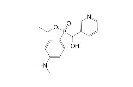 ethyl 4-(dimethylamino)phenyl[hydroxy(3-pyridinyl)methyl]phosphinate