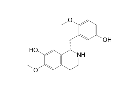 (S)-1-(5-Hydroxy-2-methoxybenzyl)-7-hydroxy-6-methoxy-1,2,3,4-tetrahydroisoquinoline