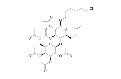 (6-Chloro-hex-1-yl)-2,3,6-tri-O-acetyl-4-O-(2,3,4,6-tetra-O-acetyl-b-d-galactopyranoside)-b-d-glucopyranoside