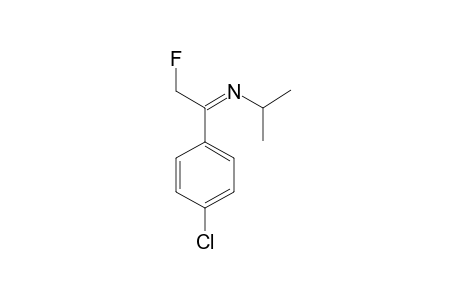 (Z)-N-[1-(4-CHLOROPHENYL)-2-FLUOROETHYLIDENE)-ISOPROPYLAMINE