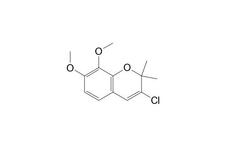 3-Chloro-7,8-dimethoxy-2,2-dimethyl-2H-benzopyran