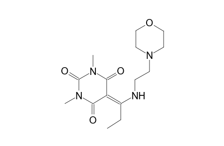 1,3-dimethyl-5-(1-{[2-(4-morpholinyl)ethyl]amino}propylidene)-2,4,6(1H,3H,5H)-pyrimidinetrione