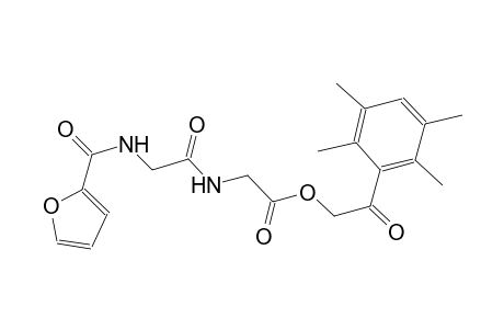 acetic acid, [[[(2-furanylcarbonyl)amino]acetyl]amino]-, 2-oxo-2-(2,3,5,6-tetramethylphenyl)ethyl ester