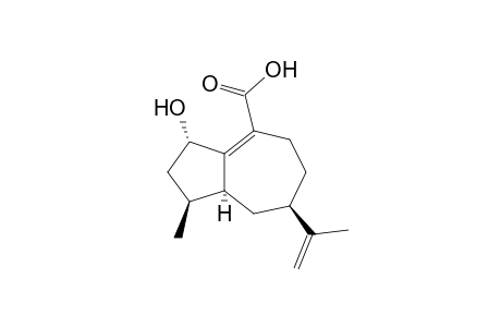 2-(.alpha.-Hydroxyguaia-1(10),11-dien-15-oic acid