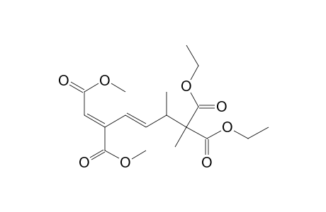 1,3-Heptadiene-1,2,6,6-tetracarboxylic acid, 5-methyl-, 6,6-diethyl 1,2-dimethyl ester, (Z,E)-