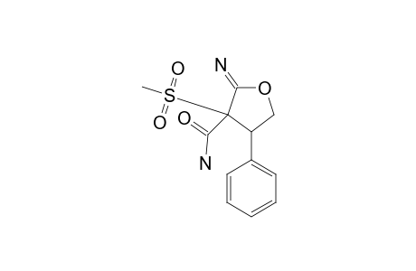 TRANS-TETRAHYDRO-2-IMINO-3-METHANESULFONYL-4-PHENYL-3-FURAN-CARBOXAMIDE