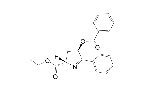trans-Ethyl 2-phenyl-3-benzoyl-1-pyrrolidine-5-carboxylate