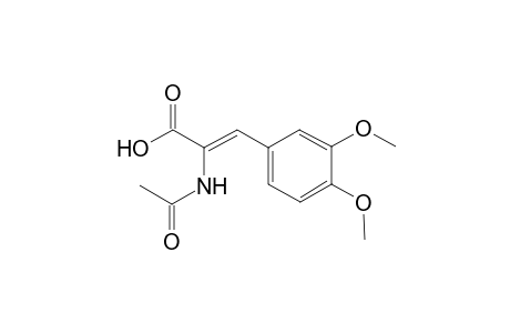 (Z)-2-acetamido-3-(3,4-dimethoxyphenyl)-2-propenoic acid