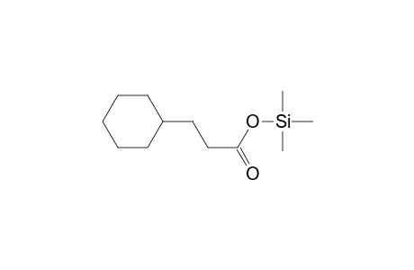 Cyclohexanepropionic acid trimethylsilyl ester